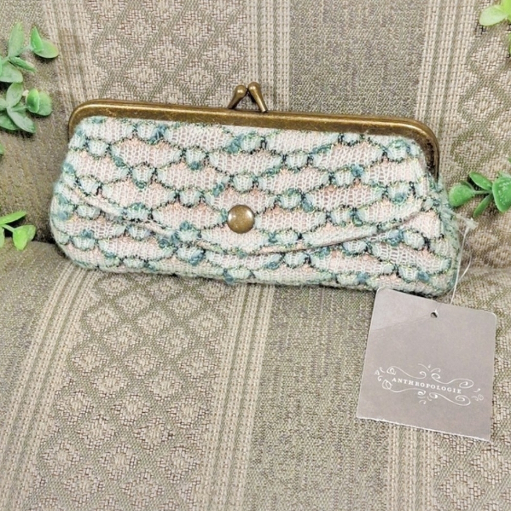 Anthropologie Miss Albright Kisslock Coin Purse